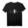 Herzschlag Herzlinie Herzfrequenz Schornsteinfeger T-Shirt – Lustiges Geschenk für Kamin- und Schornsteinfeger, Handwerker & Meister