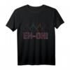 HapPanda Adult T-Shirt - Fluidline 6, Klassisch Geschnitten mit Doppelt Genähtem Saum