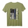 Trump 2024 Thin Blue Line T-Shirt - The Best Is Yet To Come für Trump Wähler, Patrioten, Polizisten & Unterstützer bei den US Wahlen 2024
