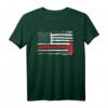Firefighter Thin Red Line Flag Hero Fireman T-Shirt – Amerikanisches Patriotisches Geschenk für Feuerwehrleute und Helden