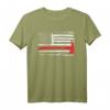 Firefighter Thin Red Line Flag Hero Fireman T-Shirt – Amerikanisches Patriotisches Geschenk für Feuerwehrleute und Helden