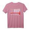 Firefighter Thin Red Line Flag Hero Fireman T-Shirt – Amerikanisches Patriotisches Geschenk für Feuerwehrleute und Helden