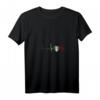 Damen Italien Herz T-Shirt mit V-Ausschnitt – Stolz auf Italien, Geschenk für Italiener & Italienliebhaber, Perfekt für Reisen nach Venedig oder Rom