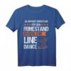 Linedance Western Line Dance Country Tanz T-Shirt – Lustiges Geschenk für Rentner, Tänzer & Tanzlehrer im Trend