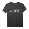 Busfahrer Evolution Entwicklung Busfahrerin T-Shirt - Lustiges Geschenk für Busfahrer, Linien- und Schulbusfahrer, Weihnachten & Geburtstagsgeschenk
