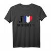 I Love Bordeaux Herz Frankreich Flagge T-Shirt – Perfektes Souvenir für Bordeaux-Liebhaber und Frankreich-Fans