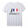 I Love Bordeaux Herz Frankreich Flagge T-Shirt – Perfektes Souvenir für Bordeaux-Liebhaber und Frankreich-Fans