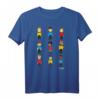 Star Trek Original Series Pixel Crew Line-Up Premium T-Shirt - Offiziell Lizenzierter Sci-Fi Fanartikel