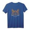 Fuchs Motiv aus Linien - Tierdesign T-Shirt für Natur- und Tierliebhaber, perfekt als Geschenk zu Weihnachten und Geburtstag