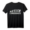 Evolution Line Dance T-Shirt für Tänzer – Klassisch geschnitten, mit Tanzpaar Motiv, perfekt für Country Musik und Tanzveranstaltungen