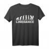 Evolution Line Dance T-Shirt für Tänzer – Klassisch geschnitten, mit Tanzpaar Motiv, perfekt für Country Musik und Tanzveranstaltungen