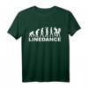 Evolution Line Dance T-Shirt für Tänzer – Klassisch geschnitten, mit Tanzpaar Motiv, perfekt für Country Musik und Tanzveranstaltungen