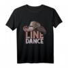 Country Western Line Dance T-Shirt mit Cowboyhut Grafik – Perfektes Geschenk für Line Dancer und Western-Tanzliebhaber