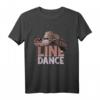 Country Western Line Dance T-Shirt mit Cowboyhut Grafik – Perfektes Geschenk für Line Dancer und Western-Tanzliebhaber