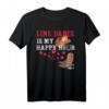 Line Dance Is My Happy Hour T-Shirt – Lustiges Geschenk für Line Dancer, Tanzlehrer, Queen & King, mit Cowboy Hut und Western Stiefeln
