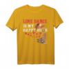 Line Dance Is My Happy Hour T-Shirt – Lustiges Geschenk für Line Dancer, Tanzlehrer, Queen & King, mit Cowboy Hut und Western Stiefeln