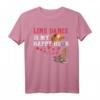 Line Dance Is My Happy Hour T-Shirt – Lustiges Geschenk für Line Dancer, Tanzlehrer, Queen & King, mit Cowboy Hut und Western Stiefeln