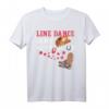 Line Dance Is My Happy Hour T-Shirt – Lustiges Geschenk für Line Dancer, Tanzlehrer, Queen & King, mit Cowboy Hut und Western Stiefeln