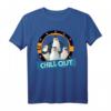 HapPanda T-Shirt mit Penguins und Chill Out Text - Lustiges Geschenk für den besonderen Tag