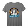 HapPanda T-Shirt mit Penguins und Chill Out Text - Lustiges Geschenk für den besonderen Tag