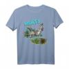 HapPanda Marty Painted Grass Poster T-Shirt - Offiziell Lizenzierte Geburtstagskleidung für Feiern & Geschenke