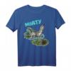 HapPanda Marty Painted Grass Poster T-Shirt - Offiziell Lizenzierte Geburtstagskleidung für Feiern & Geschenke