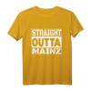 Straight Outta Mainz Ultras Fan Geschenk | Rot T-Shirt für Mainz Fans, Ultras & Stadtliebhaber zum Geburtstag & Weihnachten