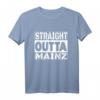 Straight Outta Mainz Ultras Fan Geschenk | Rot T-Shirt für Mainz Fans, Ultras & Stadtliebhaber zum Geburtstag & Weihnachten