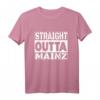 Straight Outta Mainz Ultras Fan Geschenk | Rot T-Shirt für Mainz Fans, Ultras & Stadtliebhaber zum Geburtstag & Weihnachten