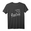 Everything Happens for a Riesling - Lustiges Weintrinker T-Shirt für Weinfeste, Weinwanderungen und als Geschenk in Rheinhessen & der Pfalz