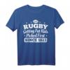 Lustiges Rugby T-Shirt für Fans und Spieler – Humorvolles Shirt mit internationalen Rugby-Designs, perfekt für Rugby-Enthusiasten seit 1823