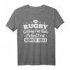 Lustiges Rugby T-Shirt für Fans und Spieler – Humorvolles Shirt mit internationalen Rugby-Designs, perfekt für Rugby-Enthusiasten seit 1823