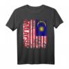 Malaysia Flagge T-Shirt für Damen, Herren & Kinder – Klassisch geschnitten, doppelt genähter Saum, ideal als Souvenir oder Nationalstolz