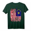 Malaysia Flagge T-Shirt für Damen, Herren & Kinder – Klassisch geschnitten, doppelt genähter Saum, ideal als Souvenir oder Nationalstolz