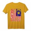 Malaysia Flagge T-Shirt für Damen, Herren & Kinder – Klassisch geschnitten, doppelt genähter Saum, ideal als Souvenir oder Nationalstolz