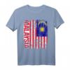 Malaysia Flagge T-Shirt für Damen, Herren & Kinder – Klassisch geschnitten, doppelt genähter Saum, ideal als Souvenir oder Nationalstolz