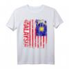 Malaysia Flagge T-Shirt für Damen, Herren & Kinder – Klassisch geschnitten, doppelt genähter Saum, ideal als Souvenir oder Nationalstolz