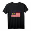 Malaysia Flagge T-Shirt für Damen und Herren - Patriotische Kleidung und Geschenkidee mit malaysischer Flagge für Sport und Support