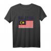 Malaysia Flagge T-Shirt für Damen und Herren - Patriotische Kleidung und Geschenkidee mit malaysischer Flagge für Sport und Support