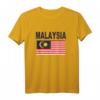Malaysia Flagge T-Shirt für Damen und Herren - Patriotische Kleidung und Geschenkidee mit malaysischer Flagge für Sport und Support