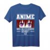 Anime weil alles andere Schrott ist - Kawaii Spruch Manga T-Shirt für Anime & Manga Fans, Geschenkidee für Kinder, Damen & Herren