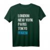 London New York Paris Tokyo Rügen T-Shirt – Souvenir Geschenk für Rügener & Insel-Liebhaber, perfekt für Urlaub & Reisen
