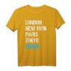 London New York Paris Tokyo Rügen T-Shirt – Souvenir Geschenk für Rügener & Insel-Liebhaber, perfekt für Urlaub & Reisen