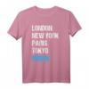 London New York Paris Tokyo Rügen T-Shirt – Souvenir Geschenk für Rügener & Insel-Liebhaber, perfekt für Urlaub & Reisen