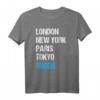 London New York Paris Tokyo Rügen T-Shirt – Souvenir Geschenk für Rügener & Insel-Liebhaber, perfekt für Urlaub & Reisen