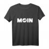 Moin T-Shirt mit Möwe Schriftzug – Lustiges Plattdeutsch Geschenk für Norddeutschland Fans, Küstenkinder & Strandliebhaber