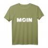 Moin T-Shirt mit Möwe Schriftzug – Lustiges Plattdeutsch Geschenk für Norddeutschland Fans, Küstenkinder & Strandliebhaber