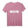 Moin T-Shirt mit Möwe Schriftzug – Lustiges Plattdeutsch Geschenk für Norddeutschland Fans, Küstenkinder & Strandliebhaber
