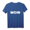 Moin T-Shirt mit Möwe Schriftzug – Lustiges Plattdeutsch Geschenk für Norddeutschland Fans, Küstenkinder & Strandliebhaber