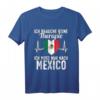 Mexikanische Flagge T-Shirt | Mexiko Urlaub & Geschenk für Fans, Liebhaber & Menschen mit mexikanischen Wurzeln